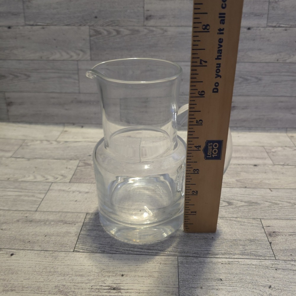 Tiffany & Co Clear Crystal Glass Bedside 7" Water Pitcher Carafe - Picture 6 of 8